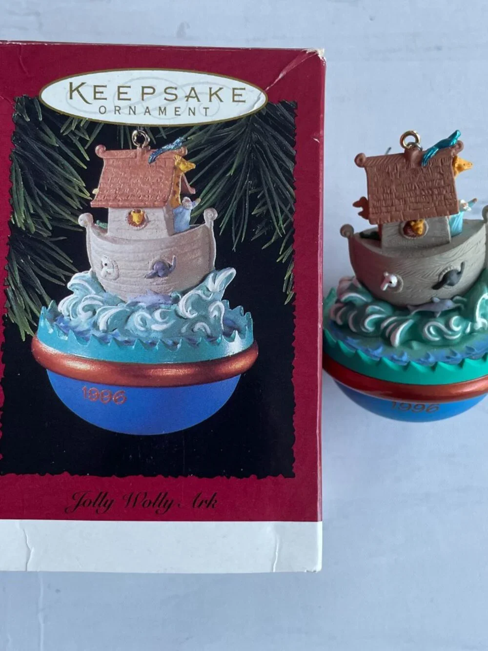 Entire Closet $5! VTG 1996 Hallmark Keepsake Noah's Ark Christmas Ornament